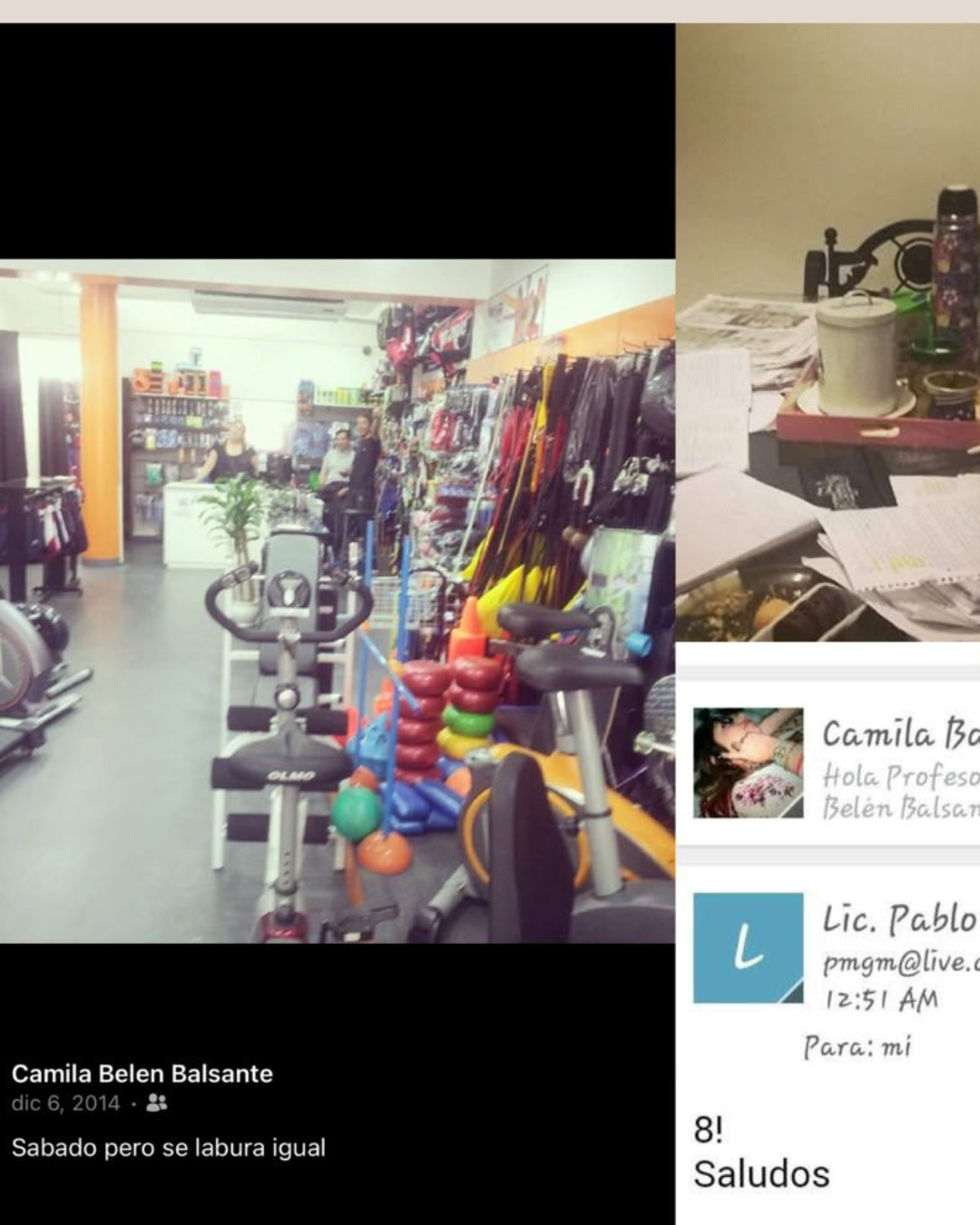 Camila Balsante comenzando desde cero