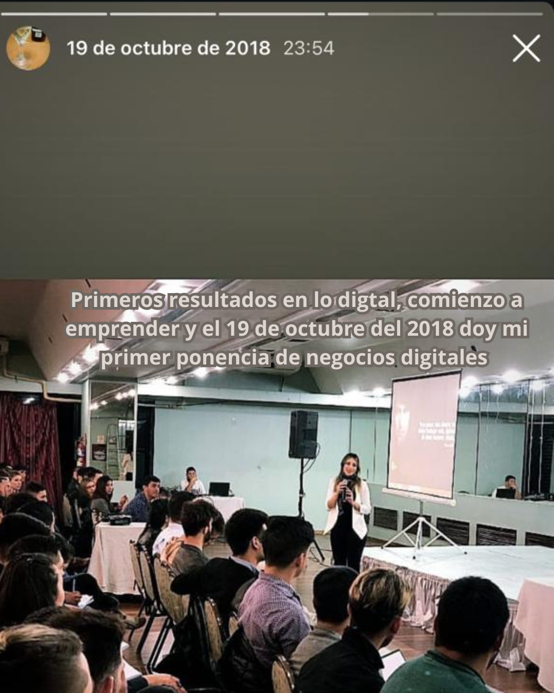Camila Balsante emprendiendo