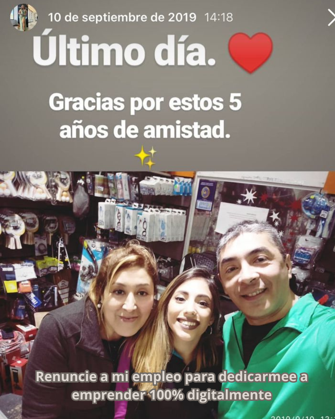 Camila Balsante viviendo su sueño